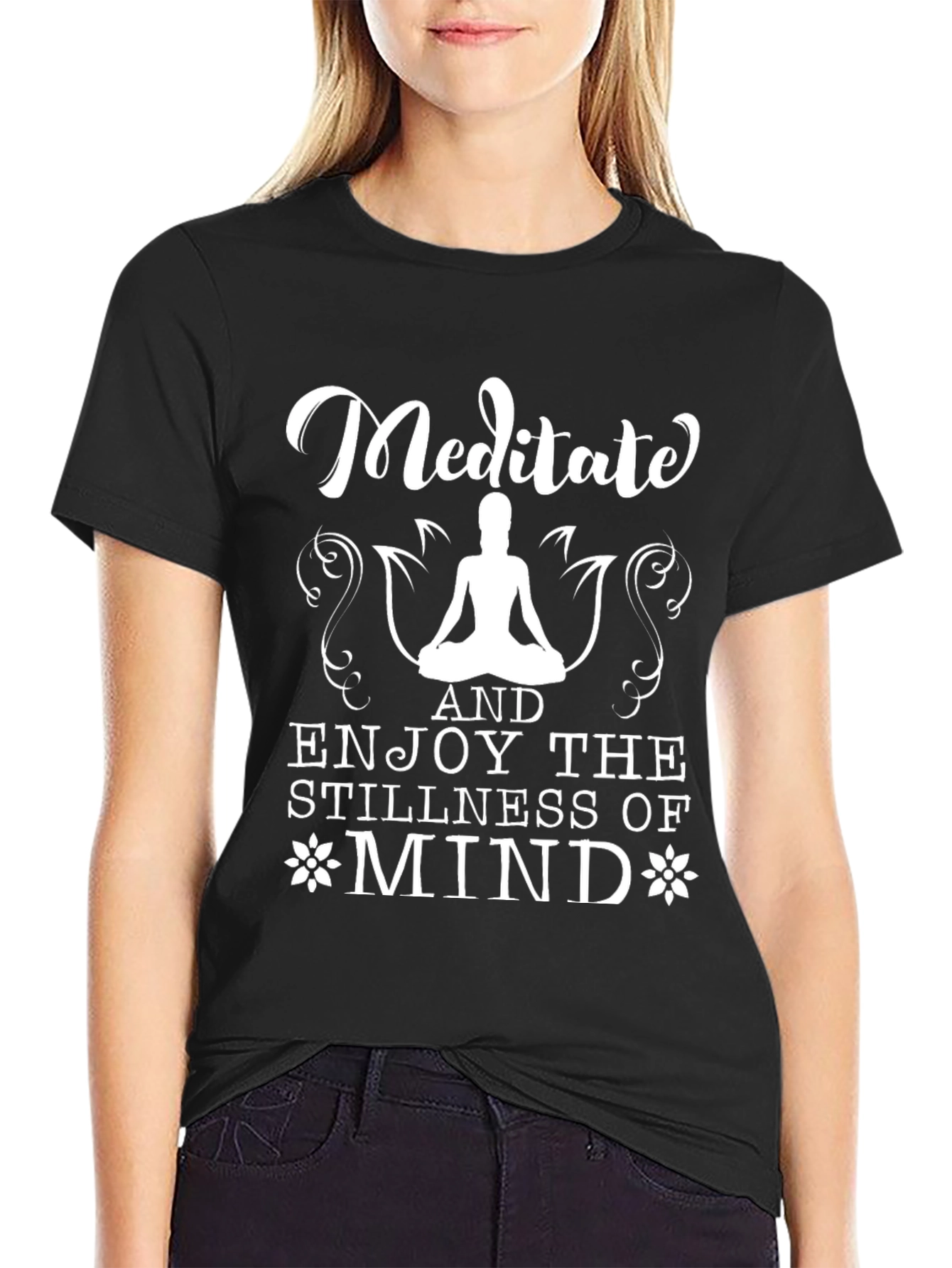 Meditate Mind T-Shirt - Black
