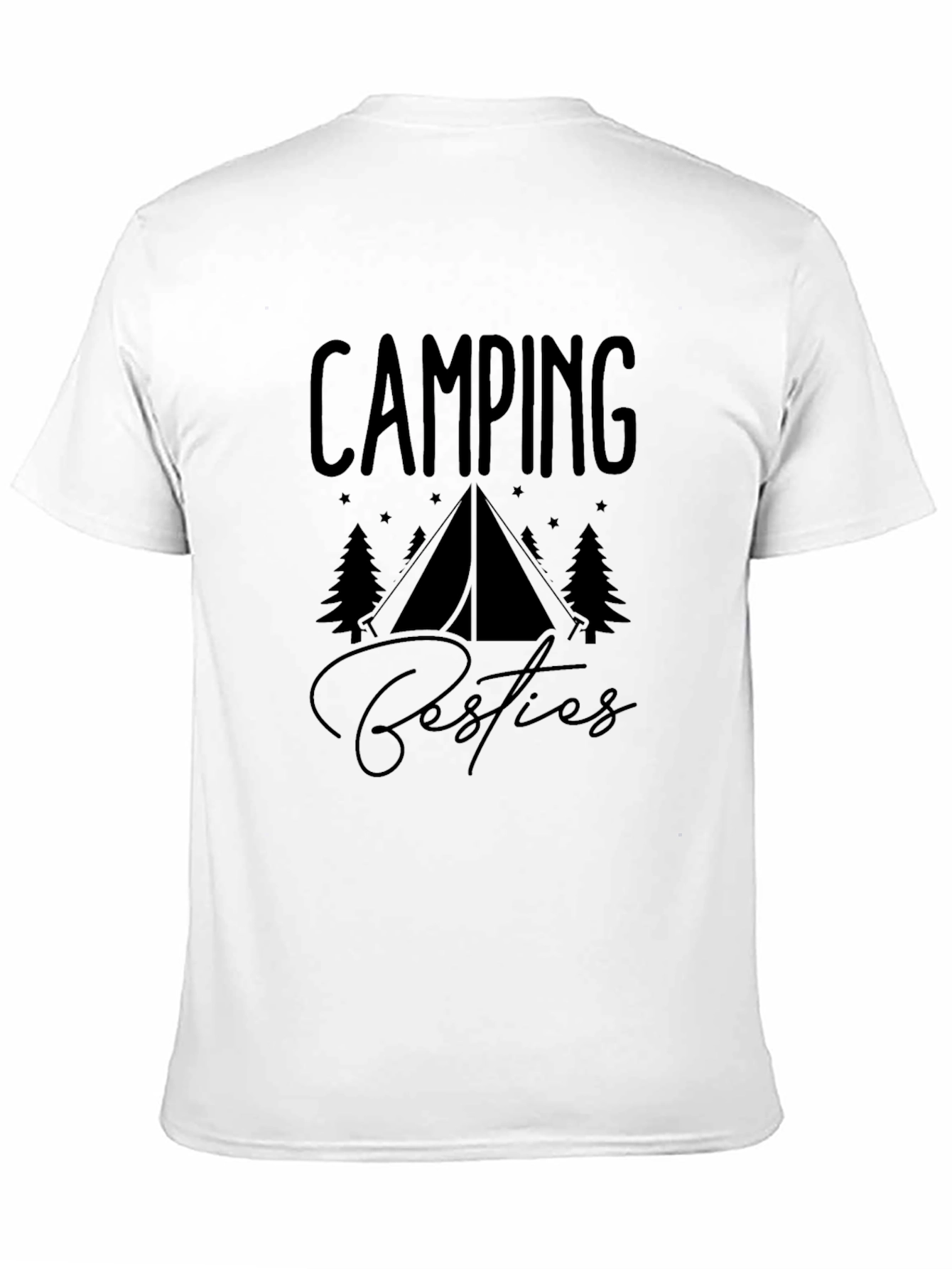 Camping Besties Black Graphic Tee