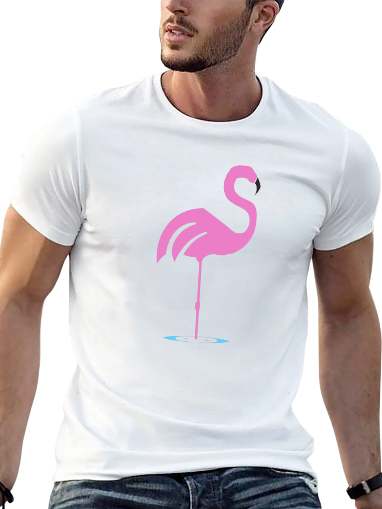 Pink Flamingo Graphic T-Shirt