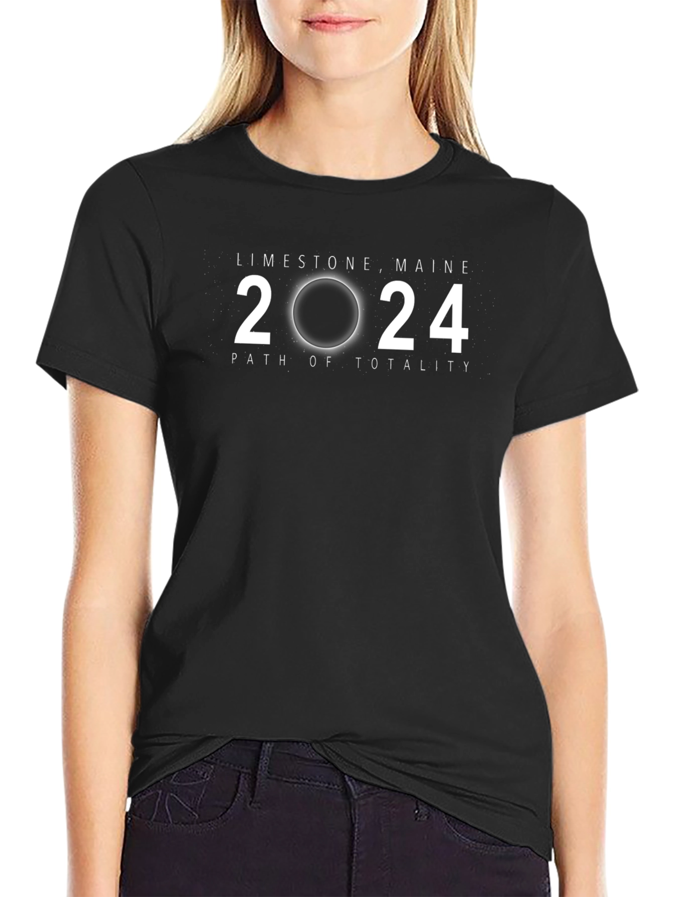 Limestone Maine 2024 Eclipse T-Shirt
