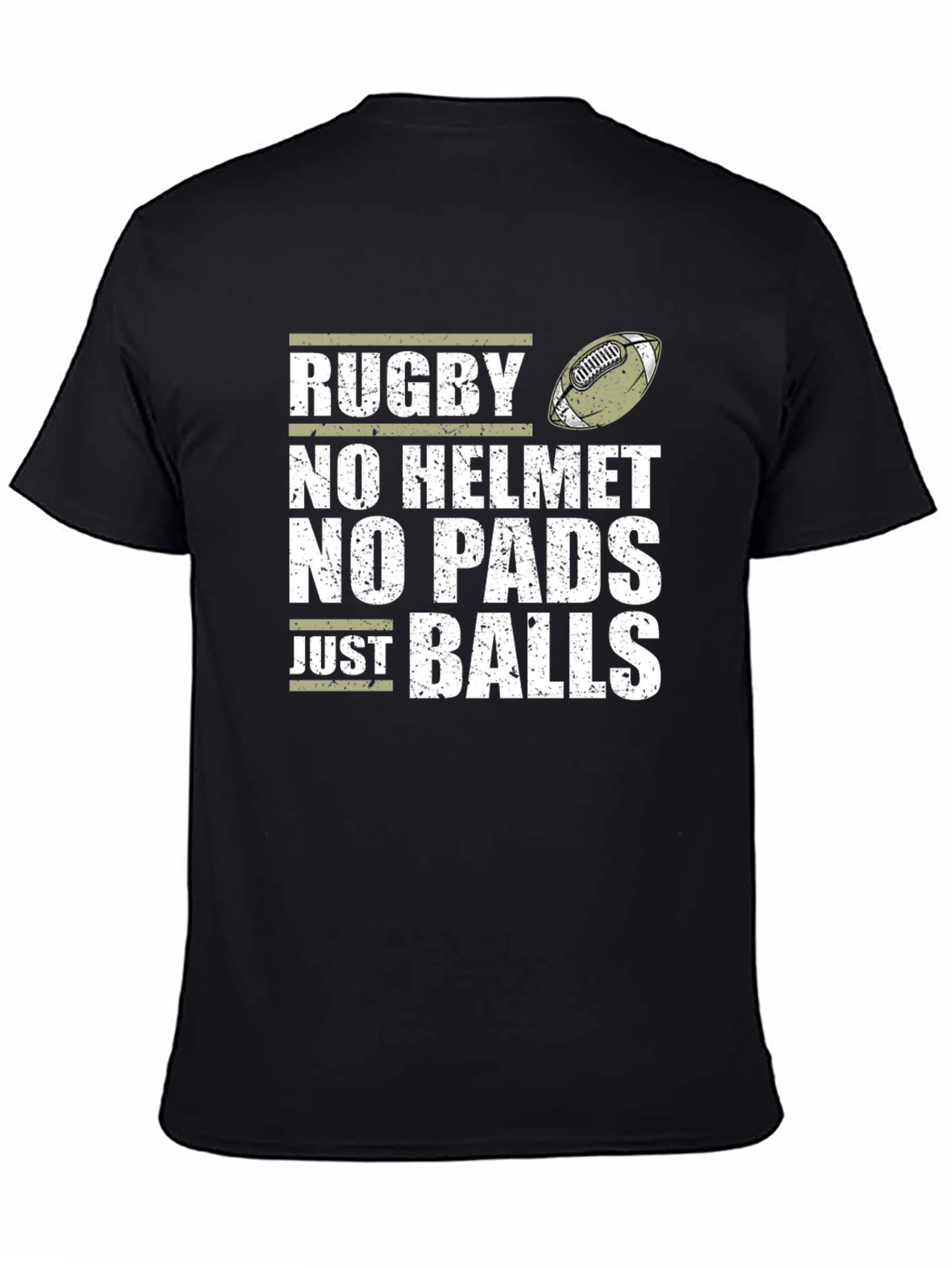 Rugby No Helmet No Pads T-Shirt