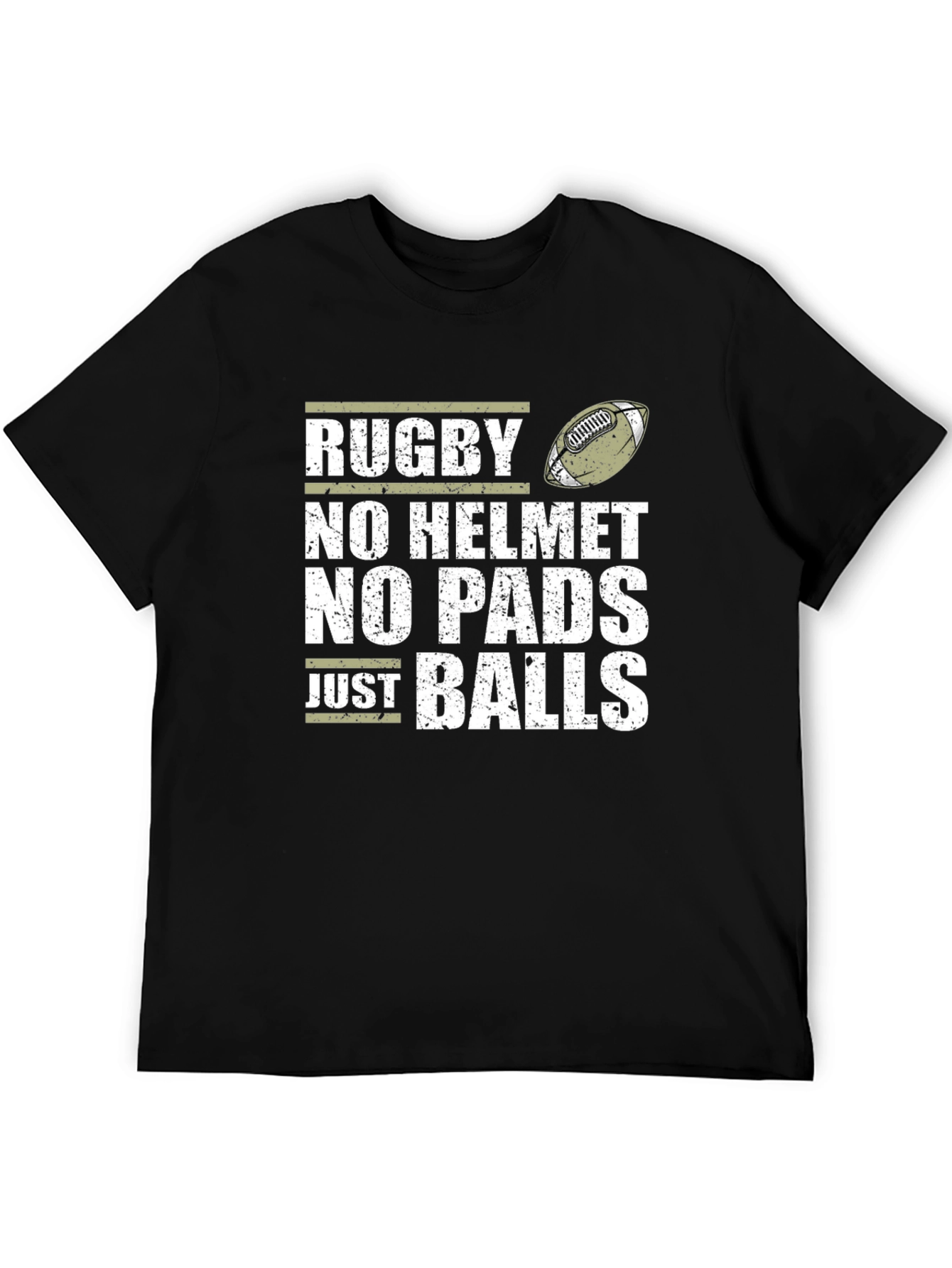 Rugby No Helmet No Pads T-Shirt