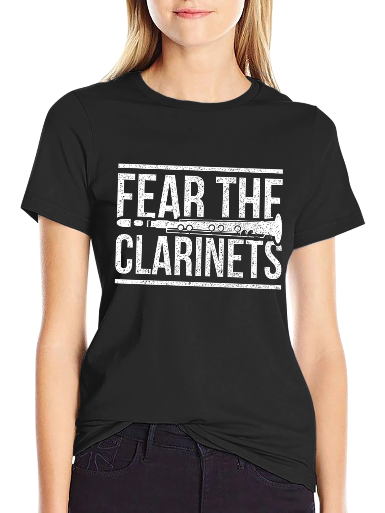 Fear The Clarinets T-Shirt - Musician Humor Tee
