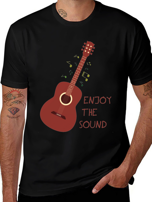 Enjoy The Sound T-Shirt - Guitar Graphic Tee