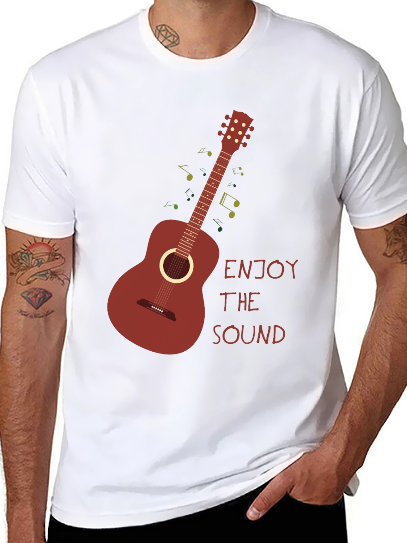 Enjoy The Sound T-Shirt - Guitar Graphic Tee