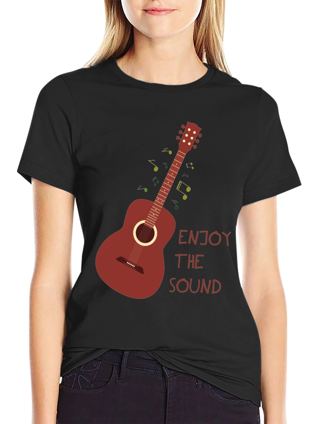 Enjoy The Sound T-Shirt - Guitar Graphic Tee