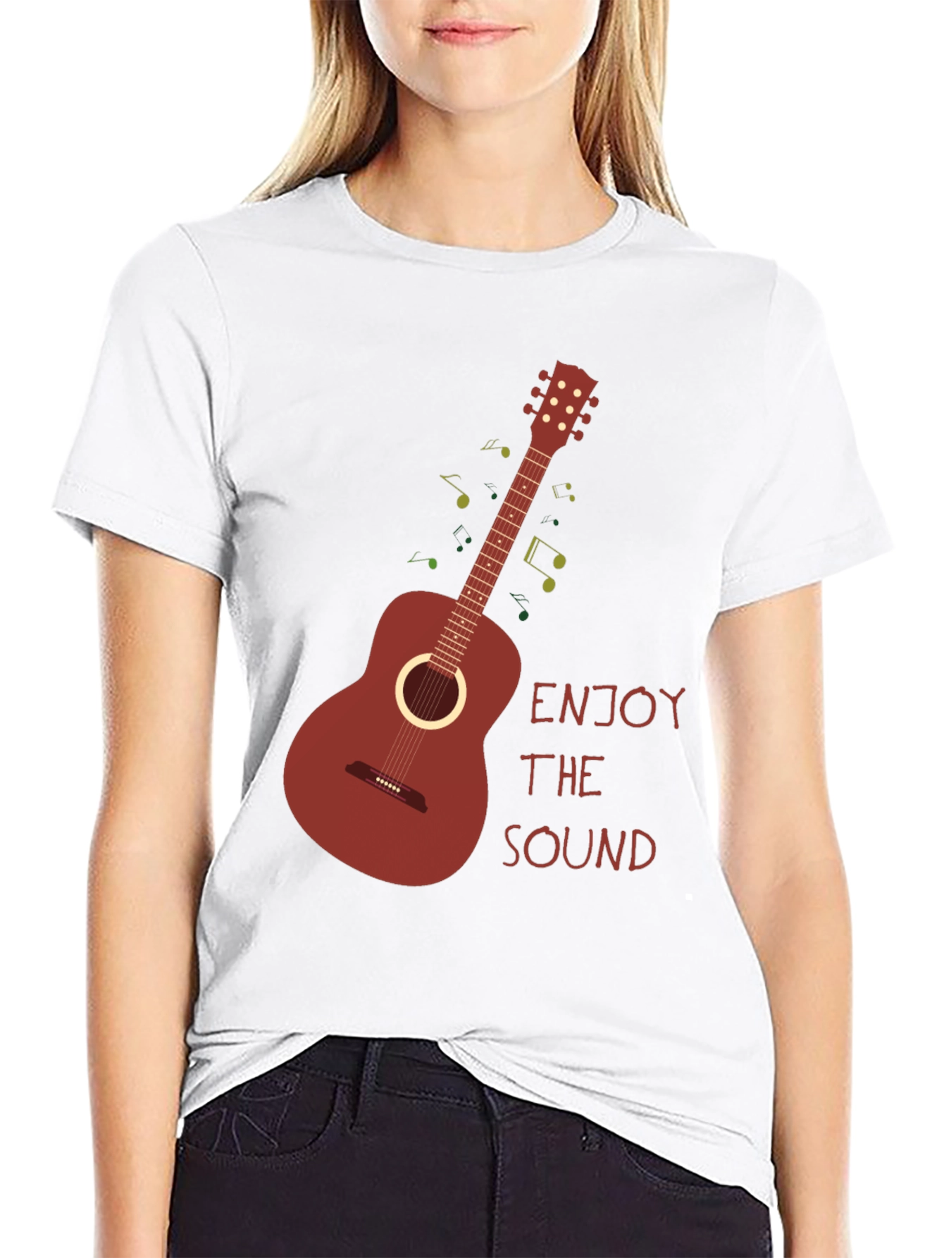 Enjoy The Sound T-Shirt - Guitar Graphic Tee