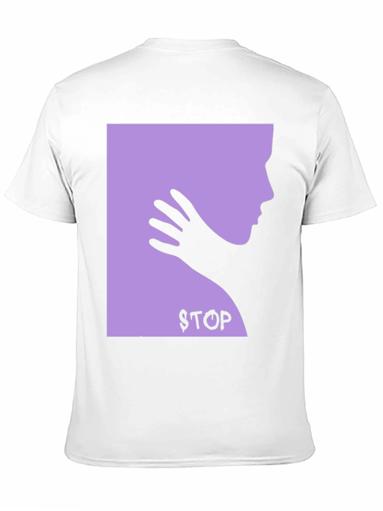 Protest T-Shirt: Stop Violence - Black Cotton Tee