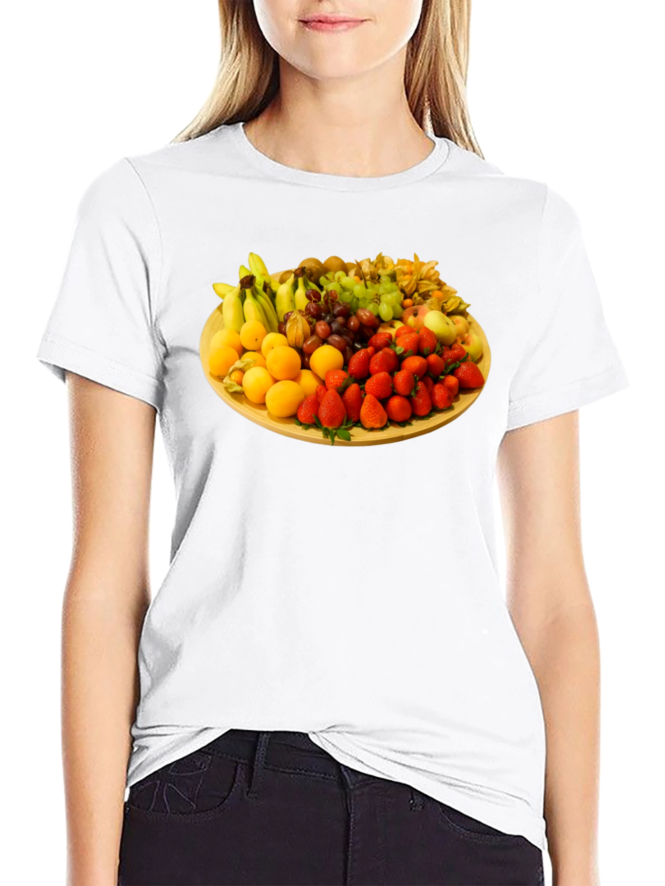 Fruit Platter Graphic T-Shirt - Unique Design