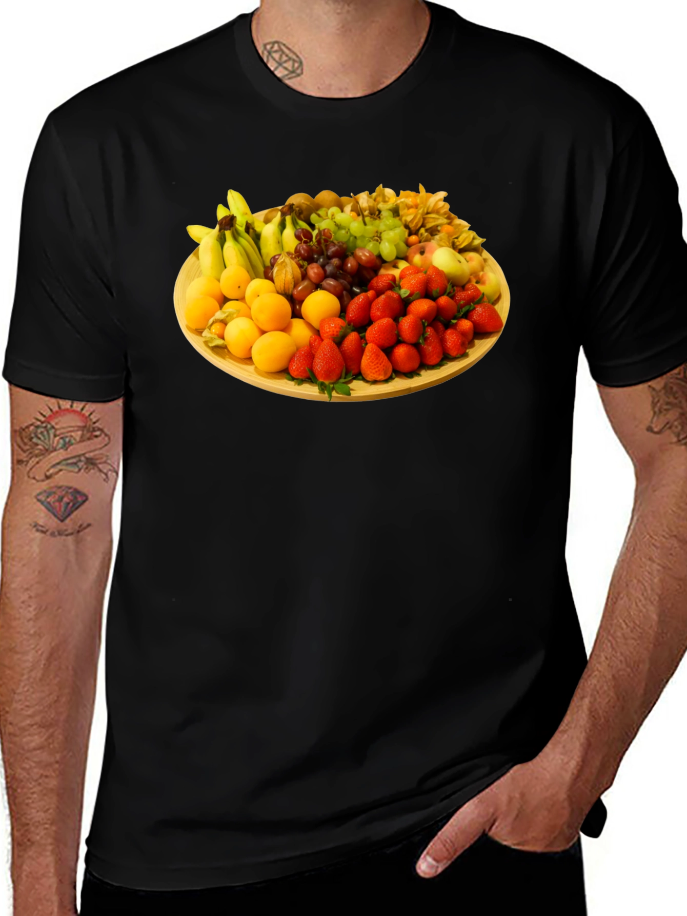 Fruit Platter Graphic T-Shirt - Unique Design