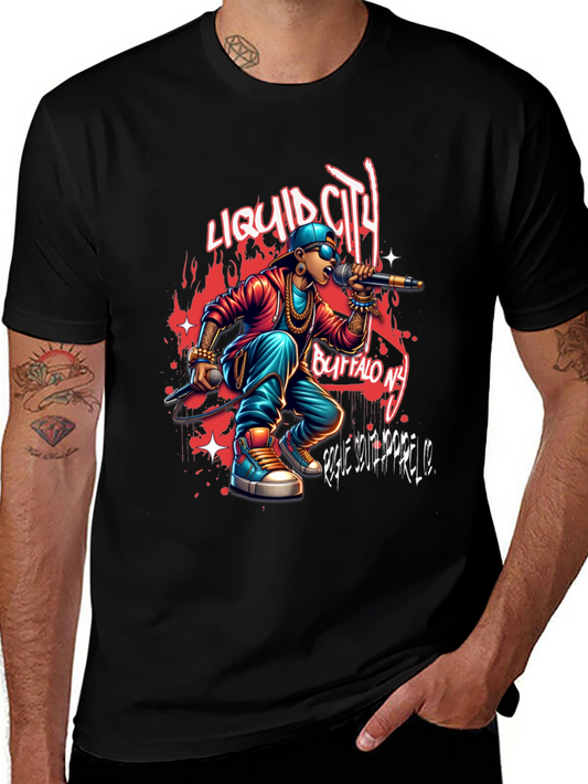 Liquid City Tee: Buffalo NY Rapper Graphic T-Shirt