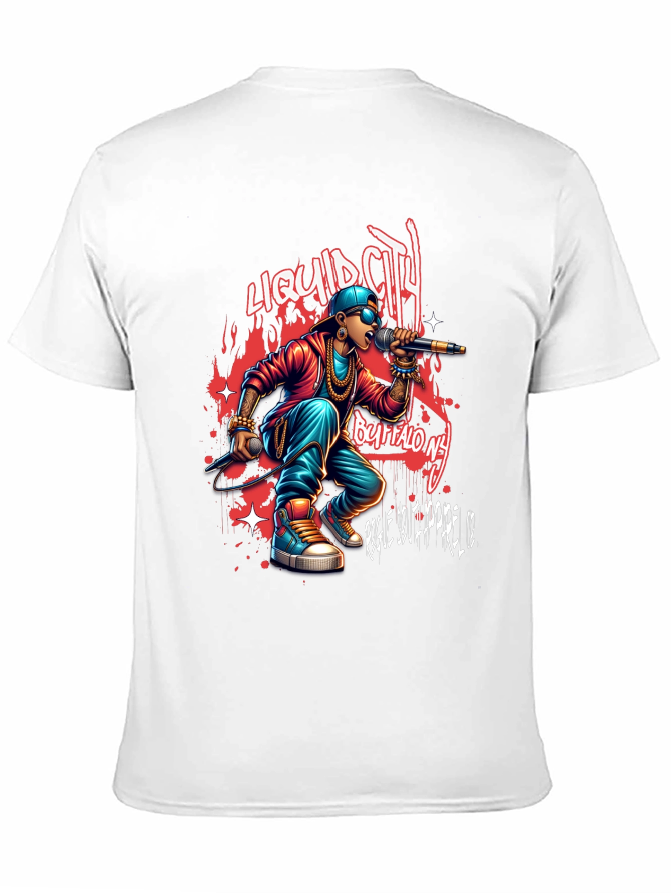 Liquid City Tee: Buffalo NY Rapper Graphic T-Shirt