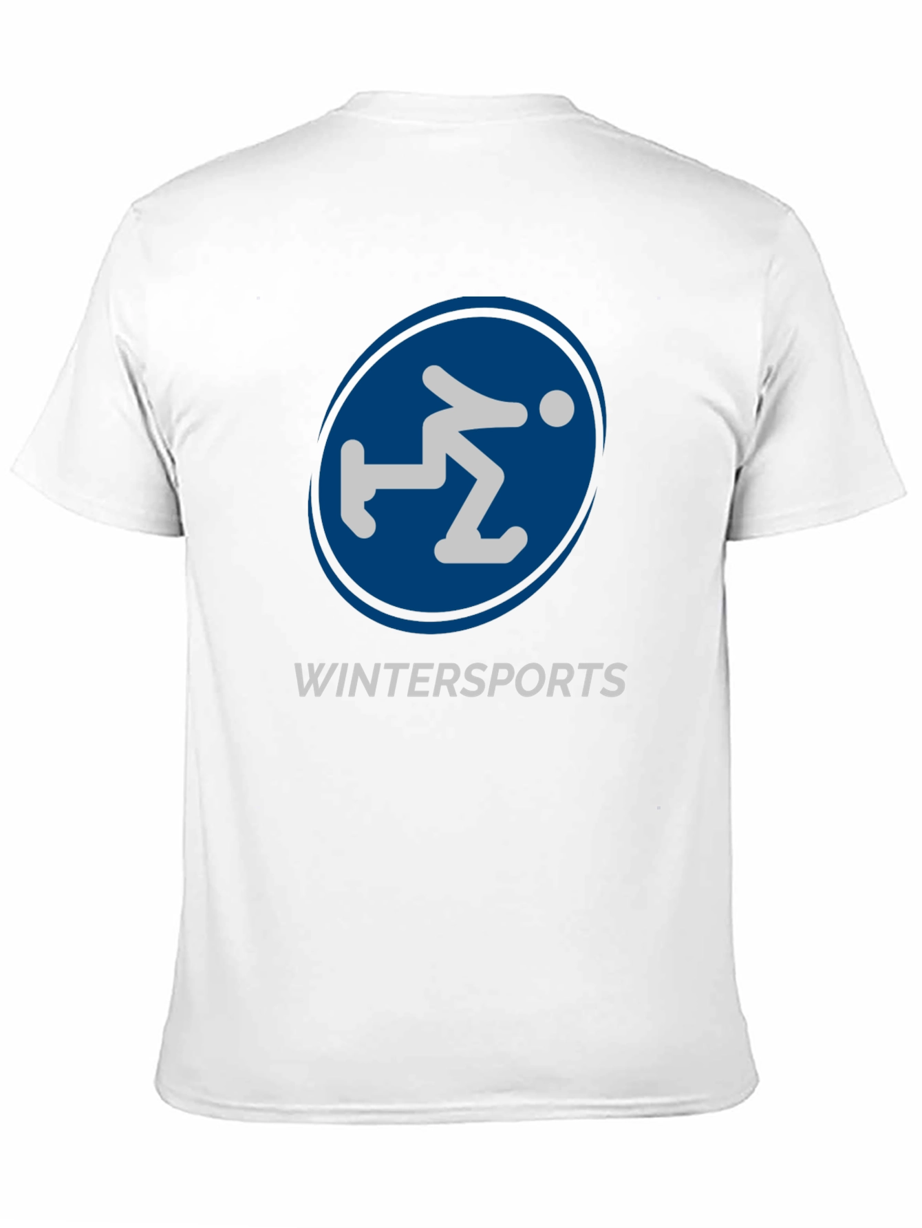 Wintersports Graphic Tee - Black Cotton Blend