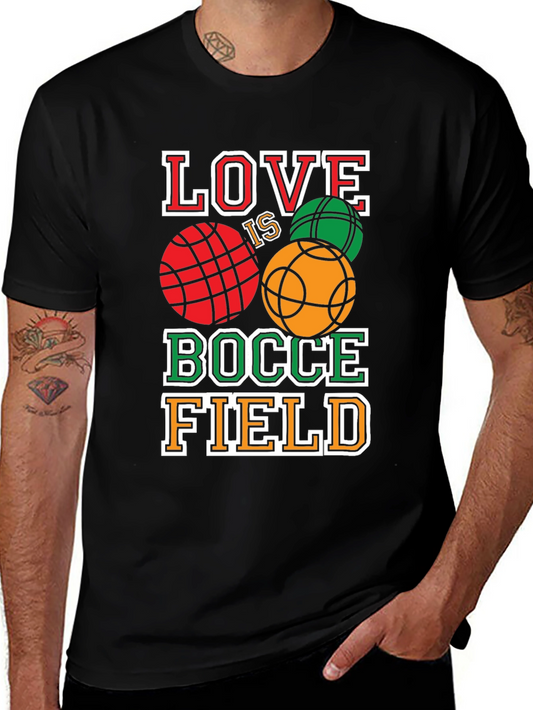 Love is Bocce Field T-Shirt