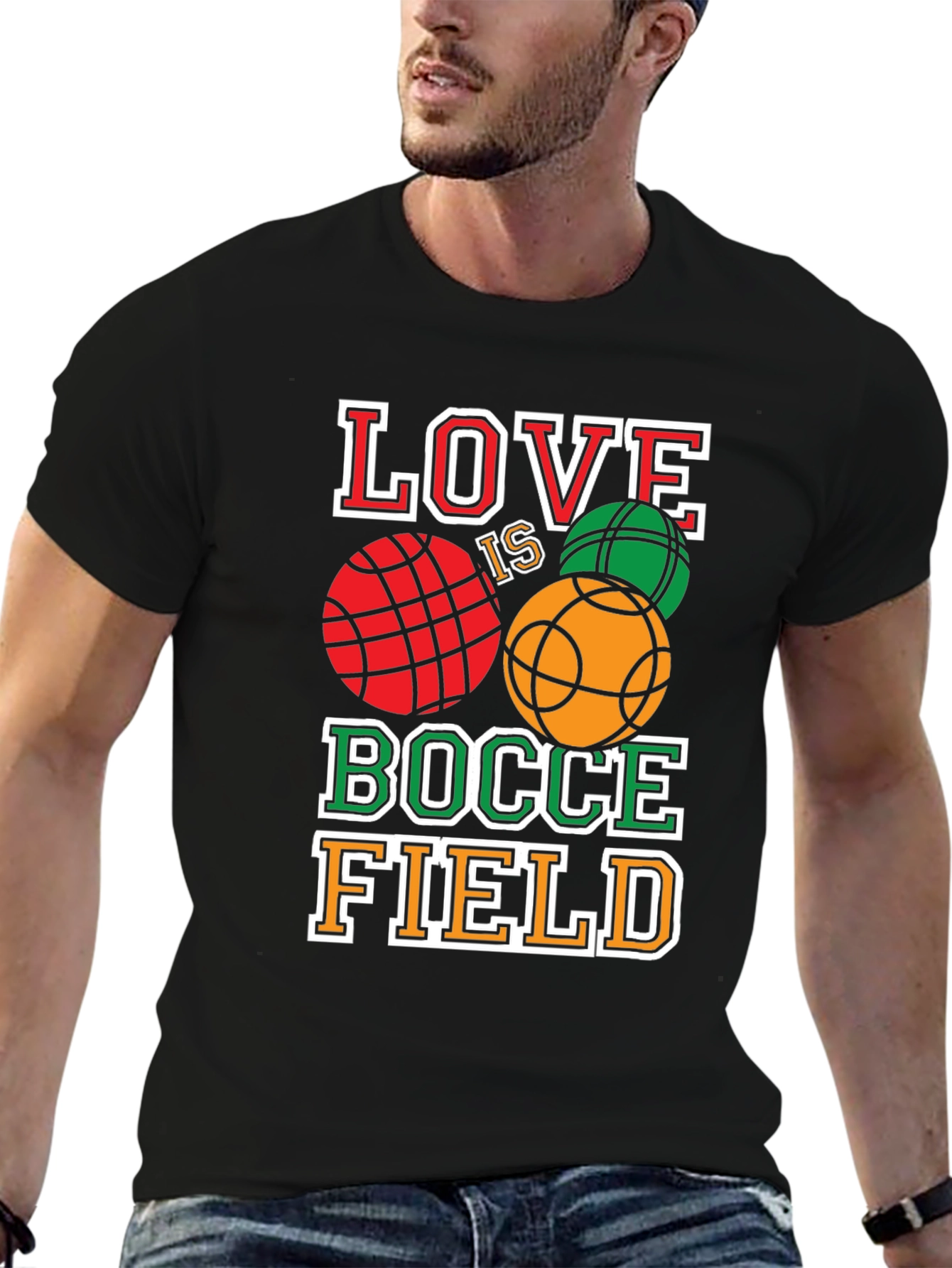 Love is Bocce Field T-Shirt