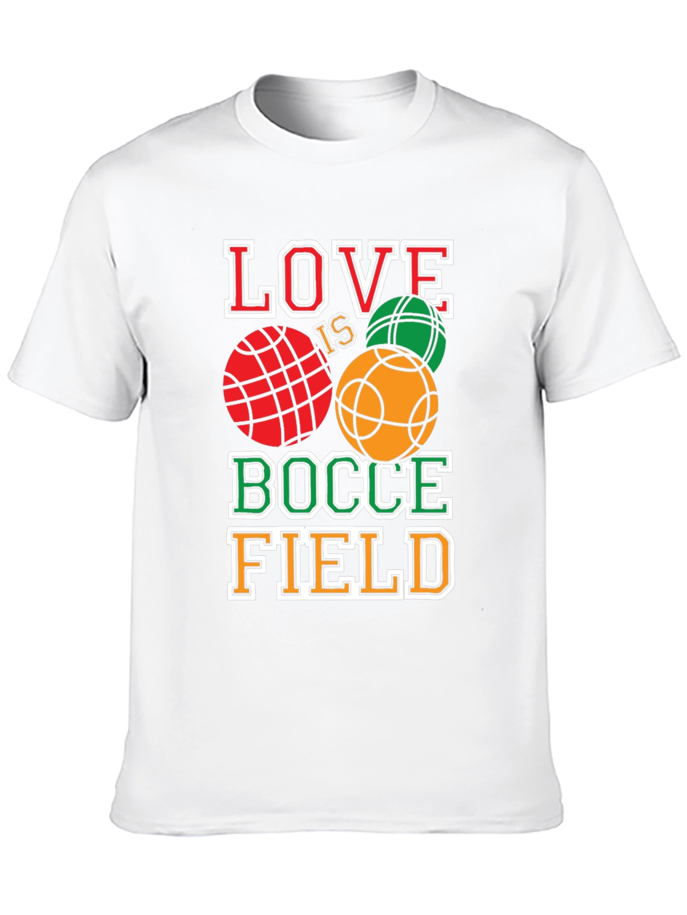 Love is Bocce Field T-Shirt