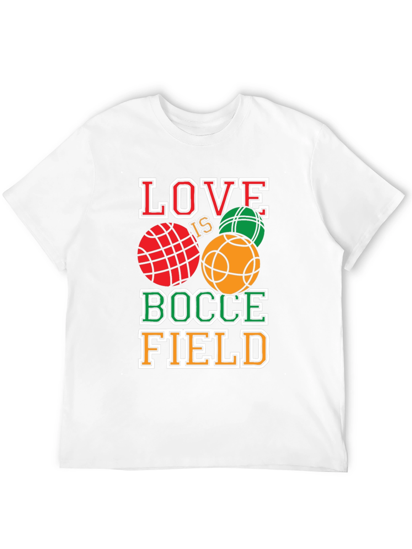 Love is Bocce Field T-Shirt