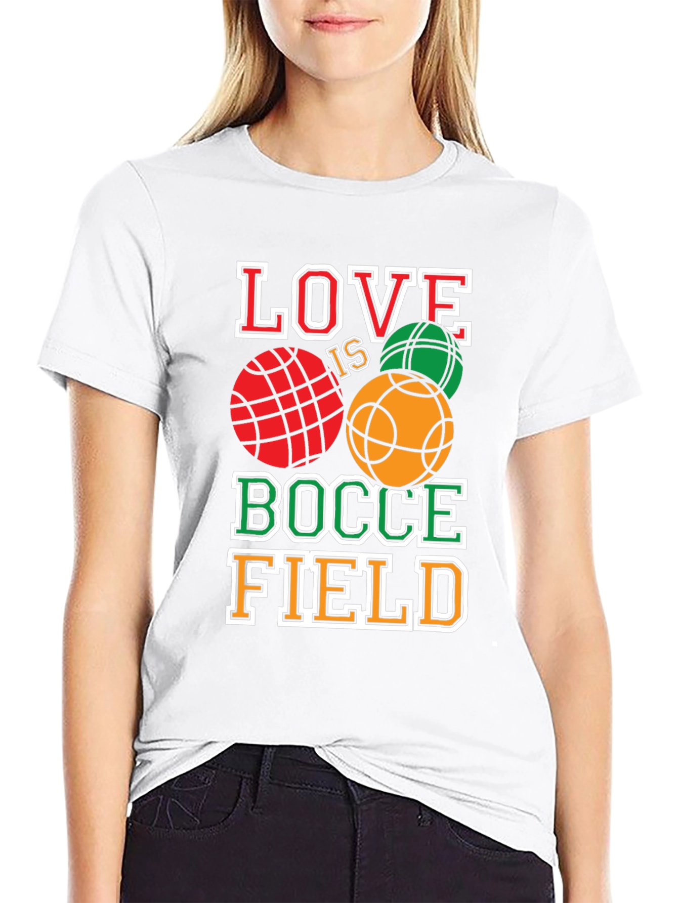 Love is Bocce Field T-Shirt