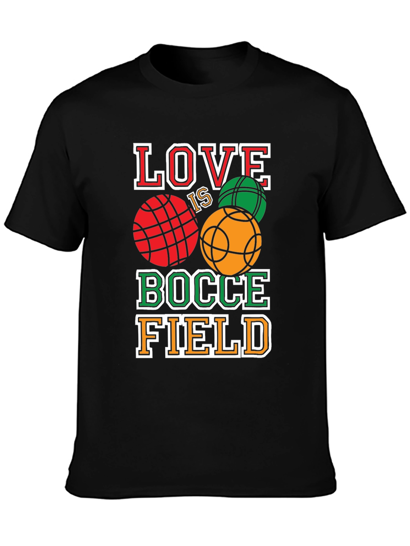 Love is Bocce Field T-Shirt