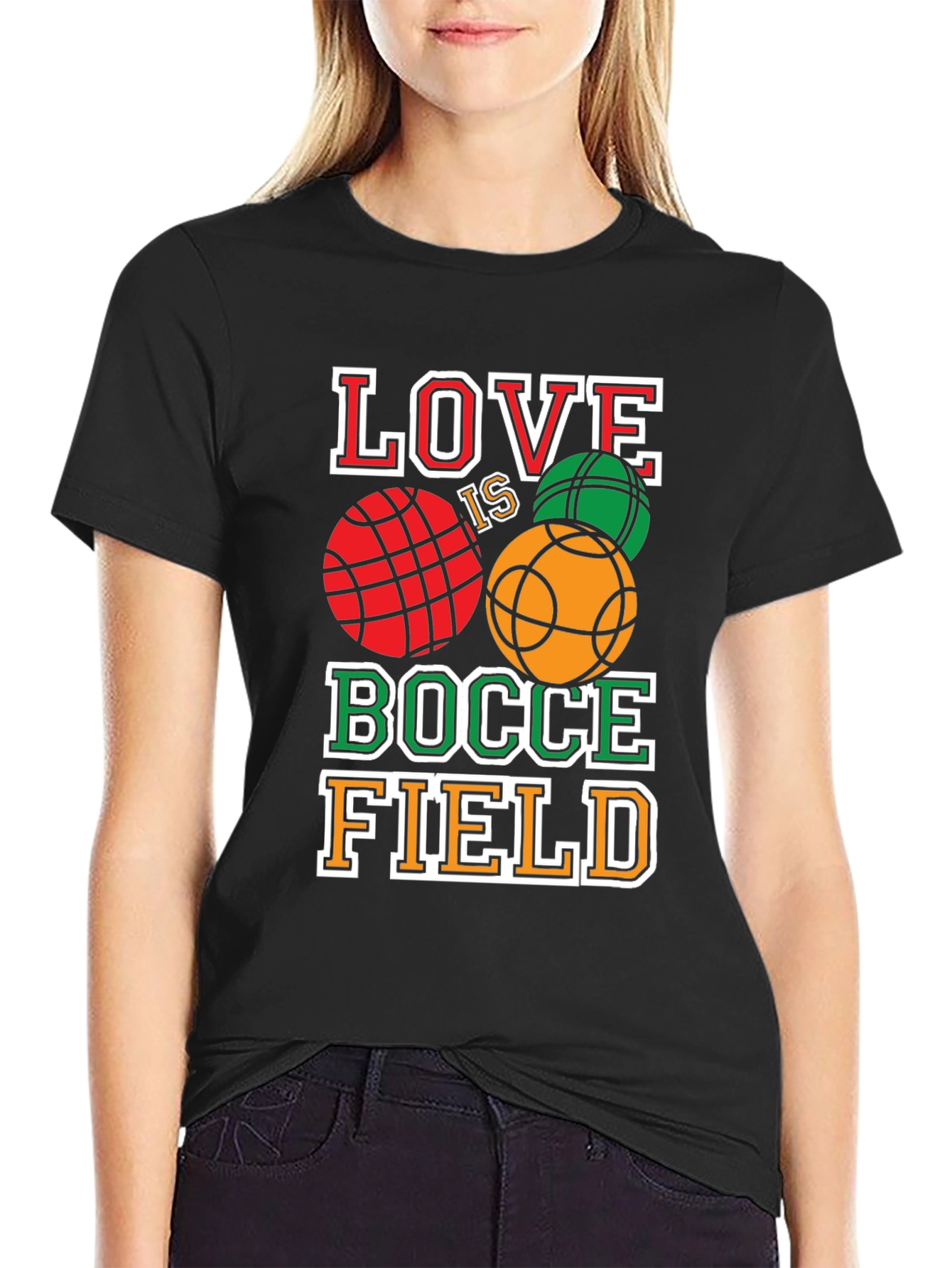 Love is Bocce Field T-Shirt