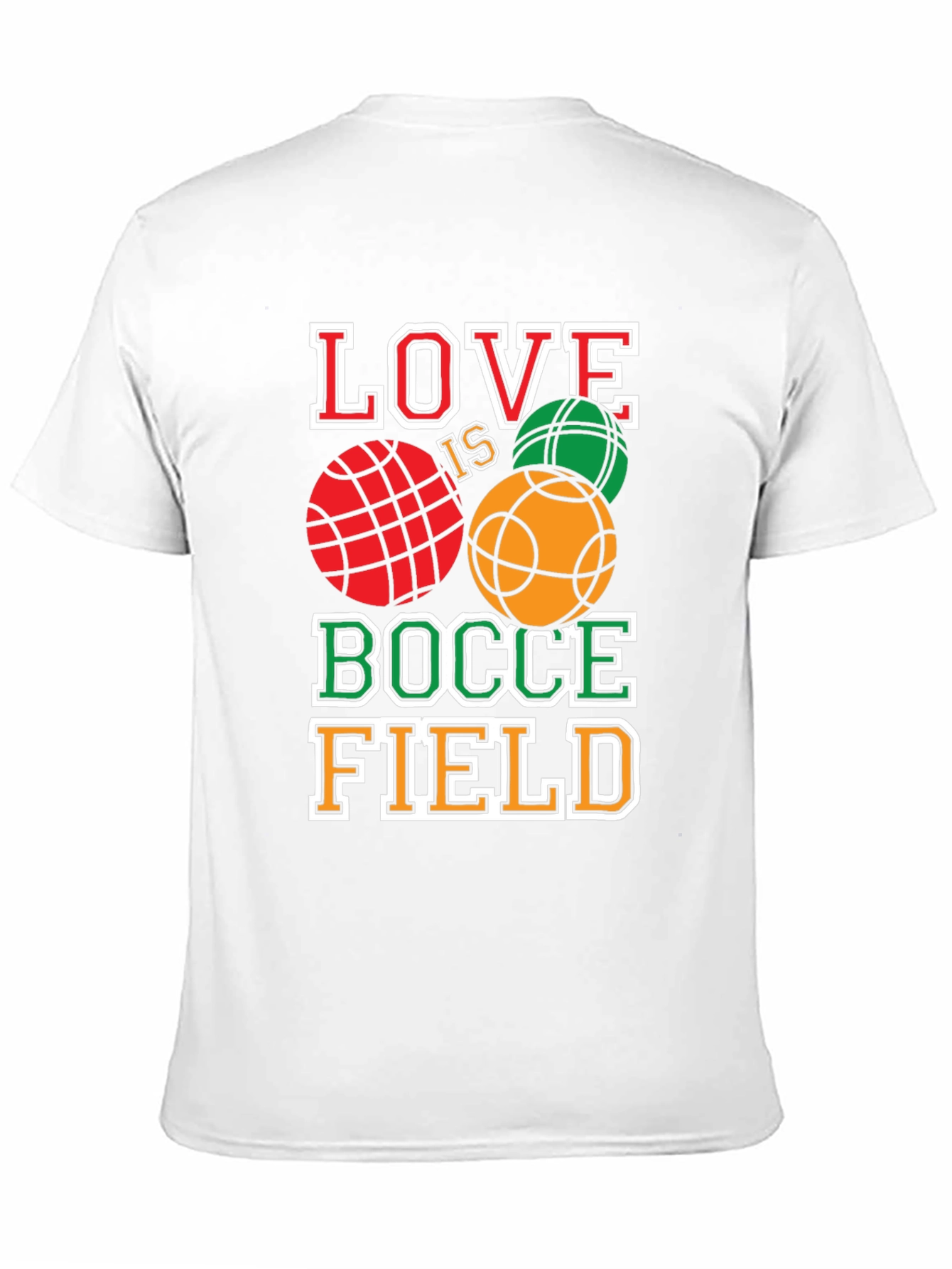 Love is Bocce Field T-Shirt
