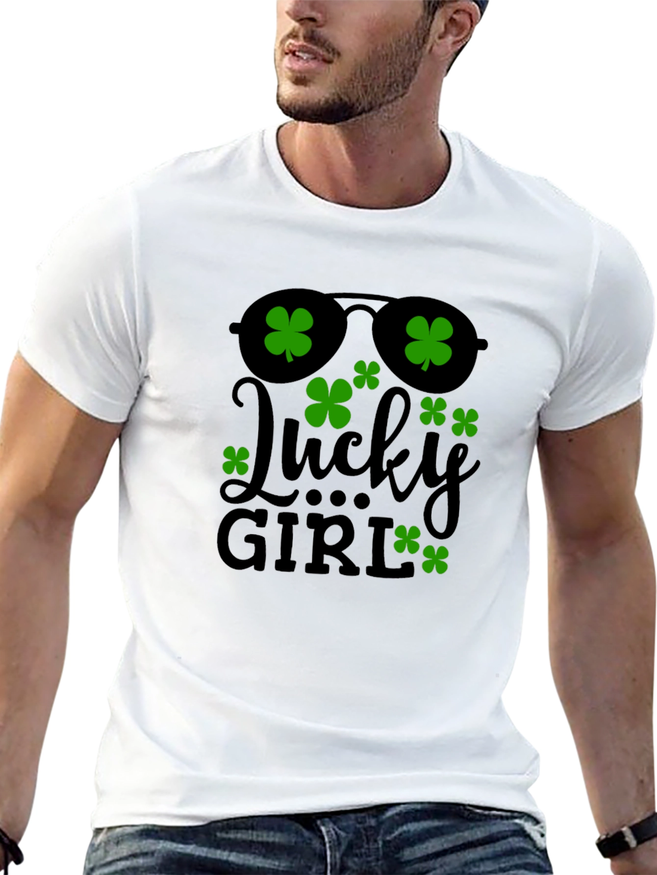 Lucky Girl St. Patricks Day Graphic Tee