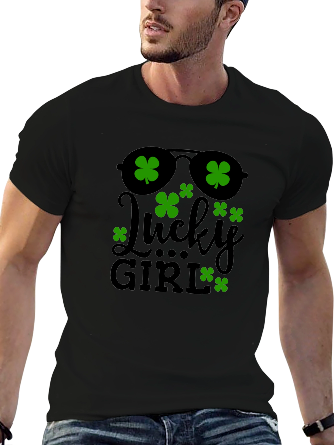 Lucky Girl St. Patricks Day Graphic Tee