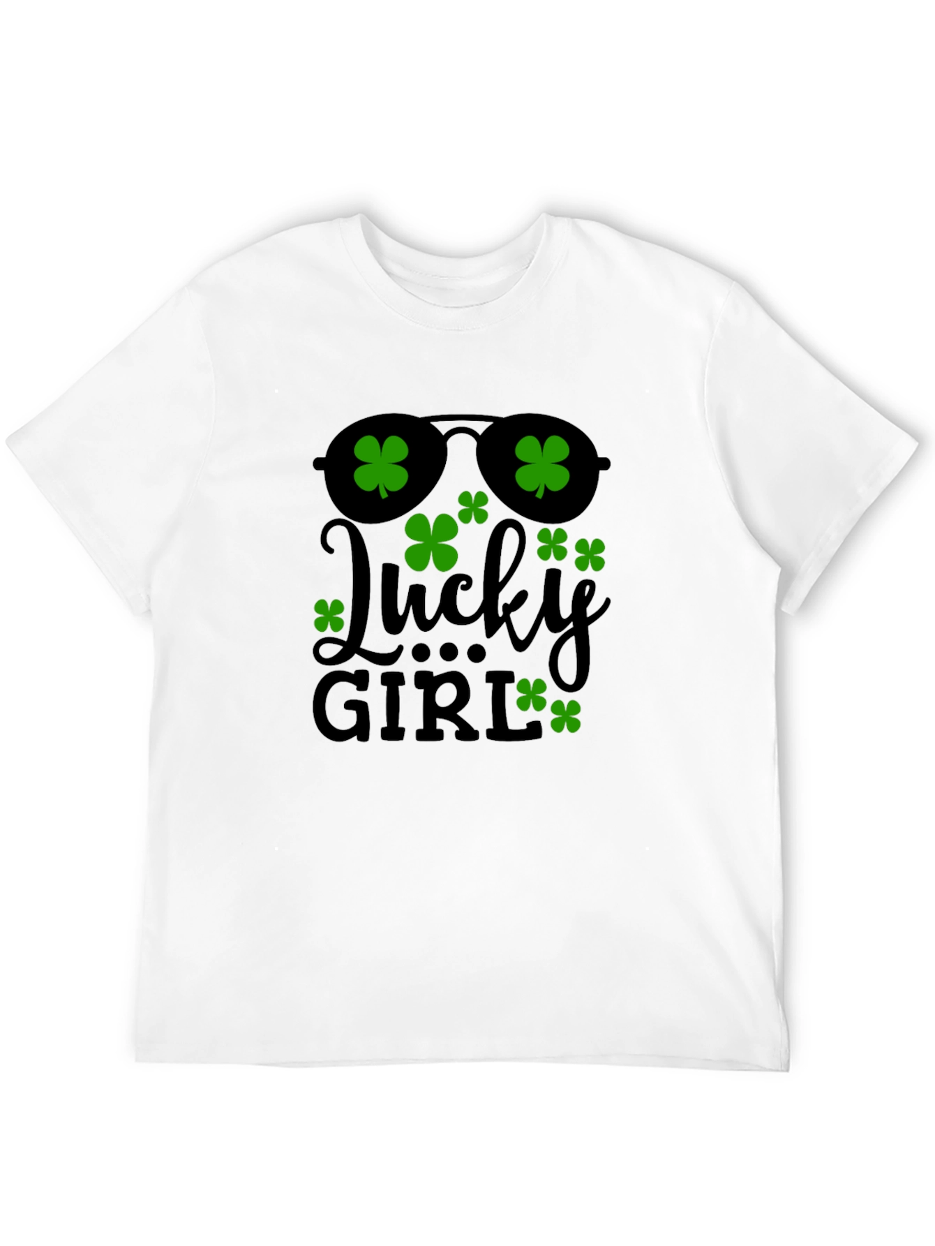 Lucky Girl St. Patricks Day Graphic Tee