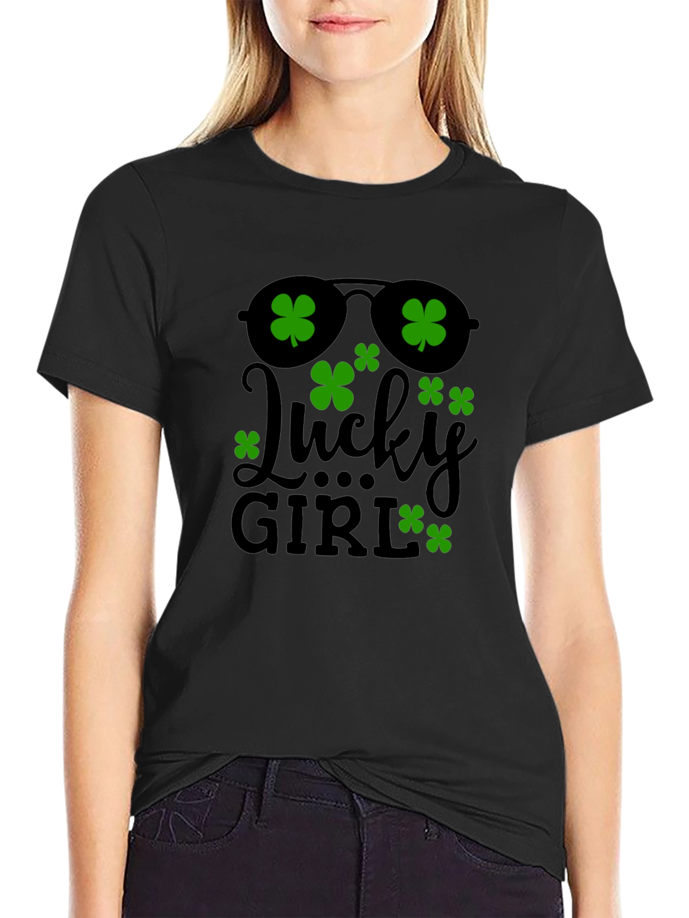 Lucky Girl St. Patricks Day Graphic Tee