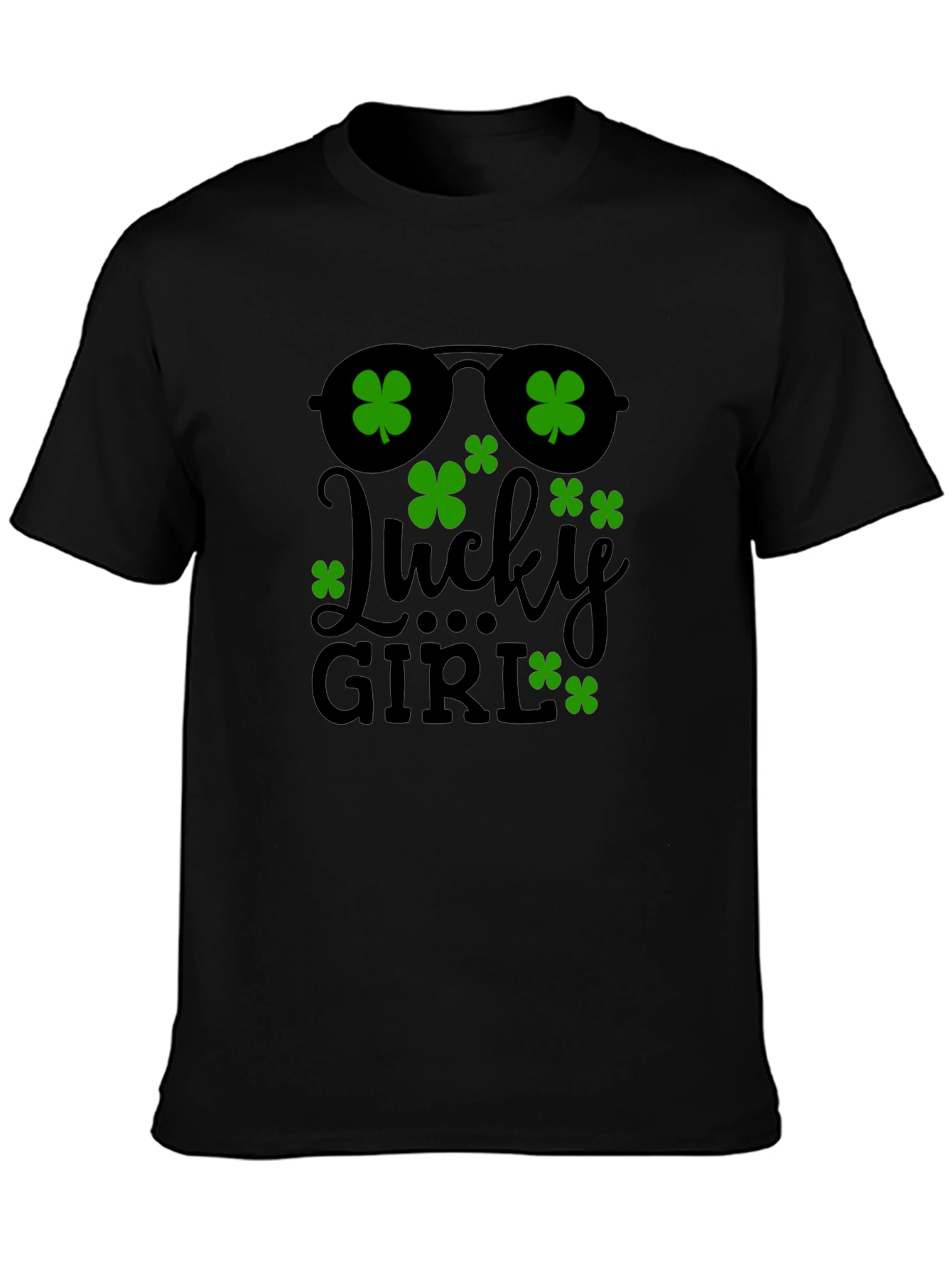 Lucky Girl St. Patricks Day Graphic Tee