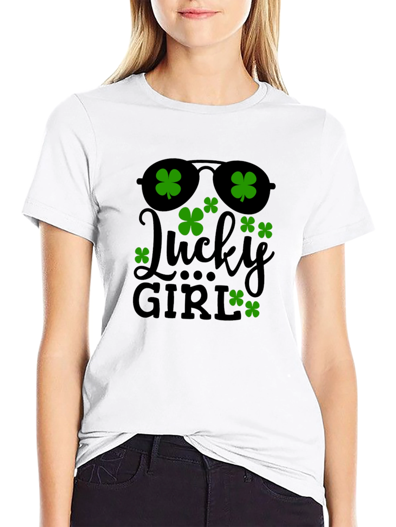 Lucky Girl St. Patricks Day Graphic Tee