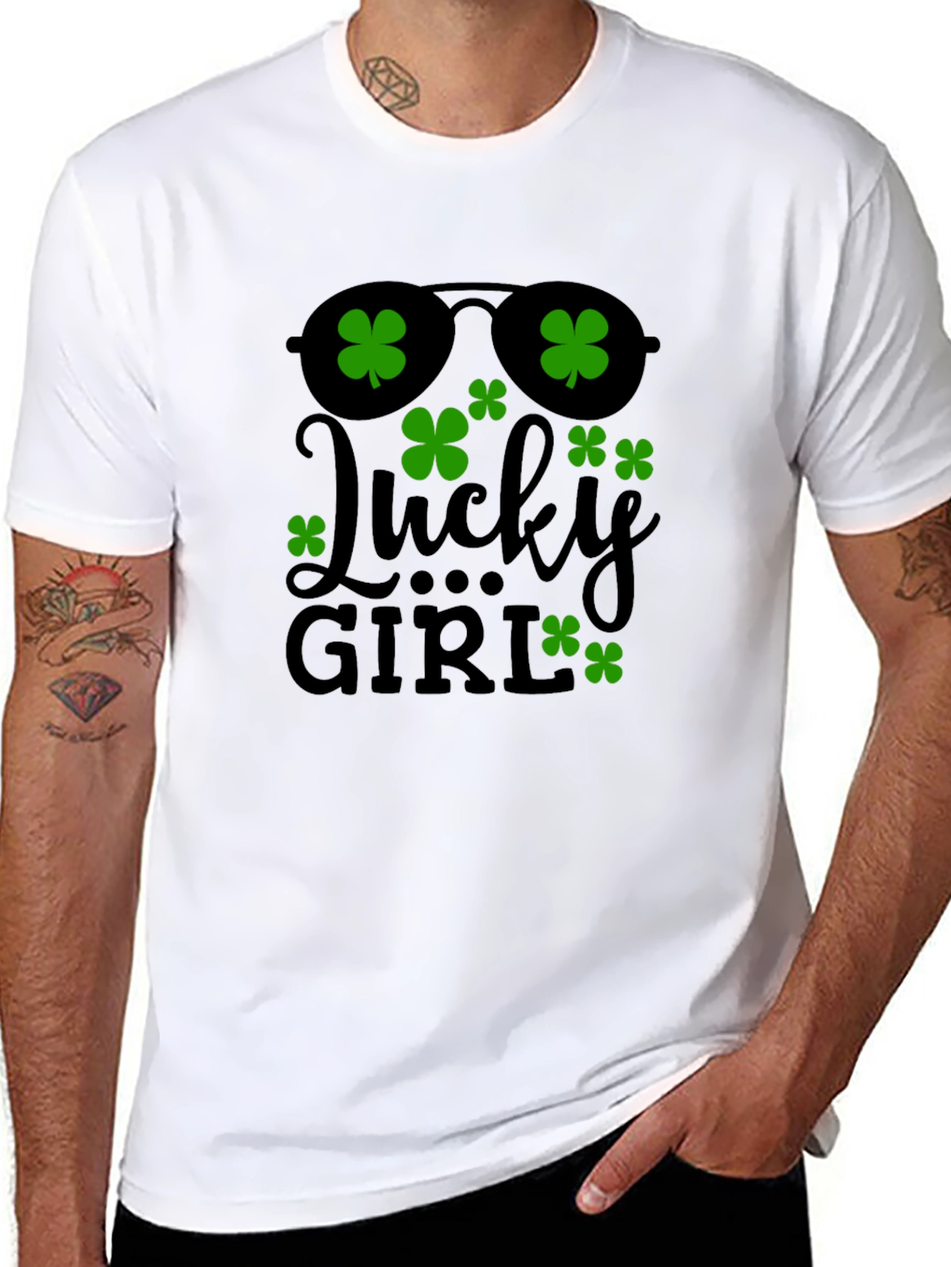 Lucky Girl St. Patricks Day Graphic Tee