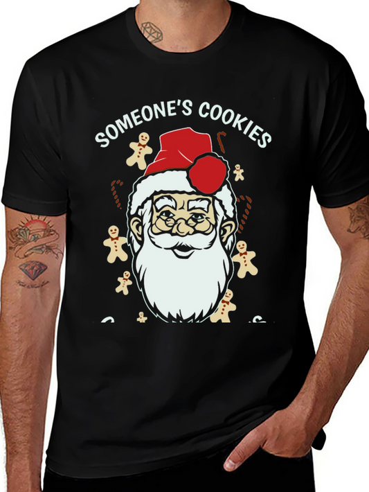 Someones Cookies Santa T-Shirt