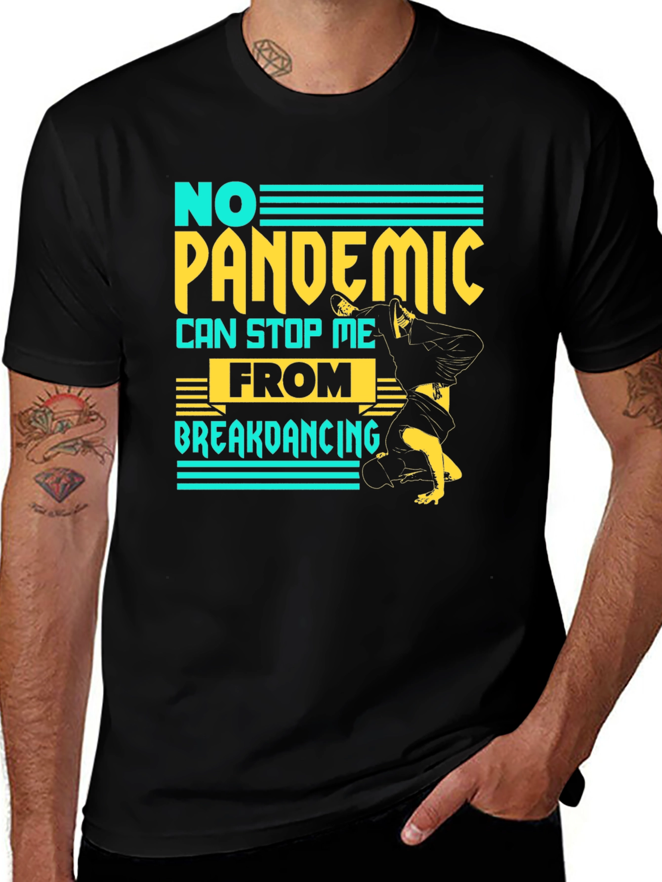 No Pandemic Breakdancing T-Shirt