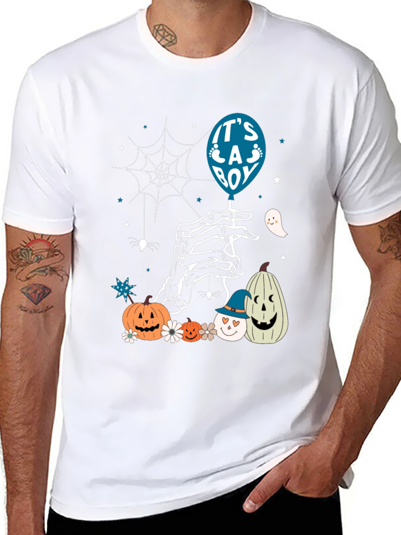 Halloween Baby Announcement Graphic Tee
