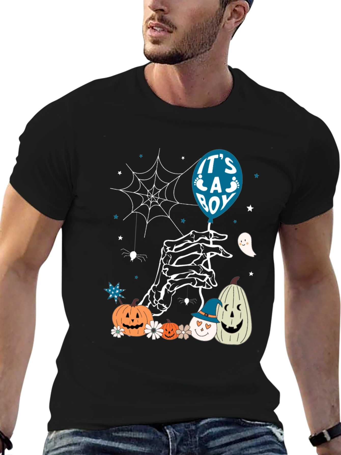 Halloween Baby Announcement Graphic Tee