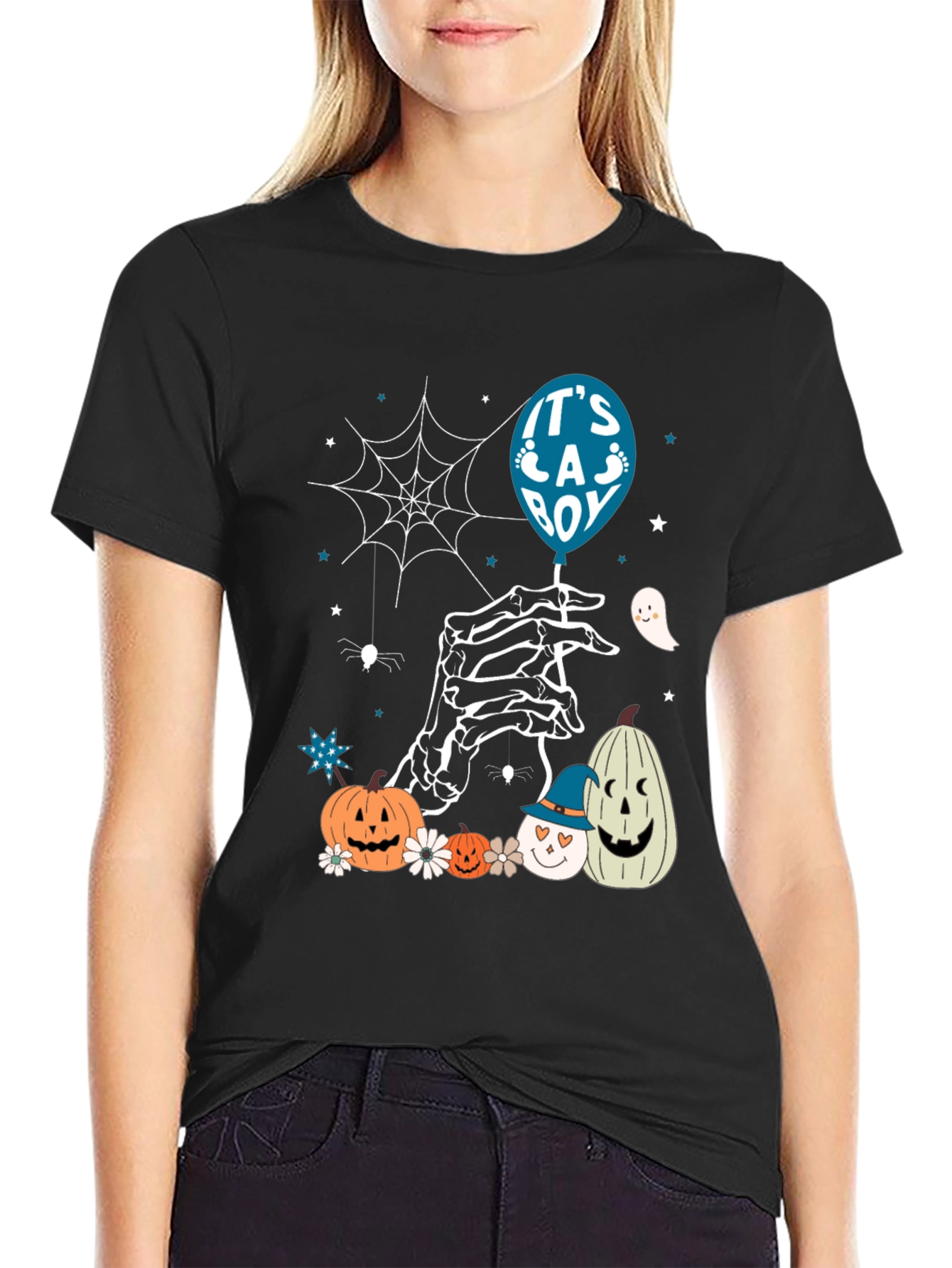 Halloween Baby Announcement Graphic Tee