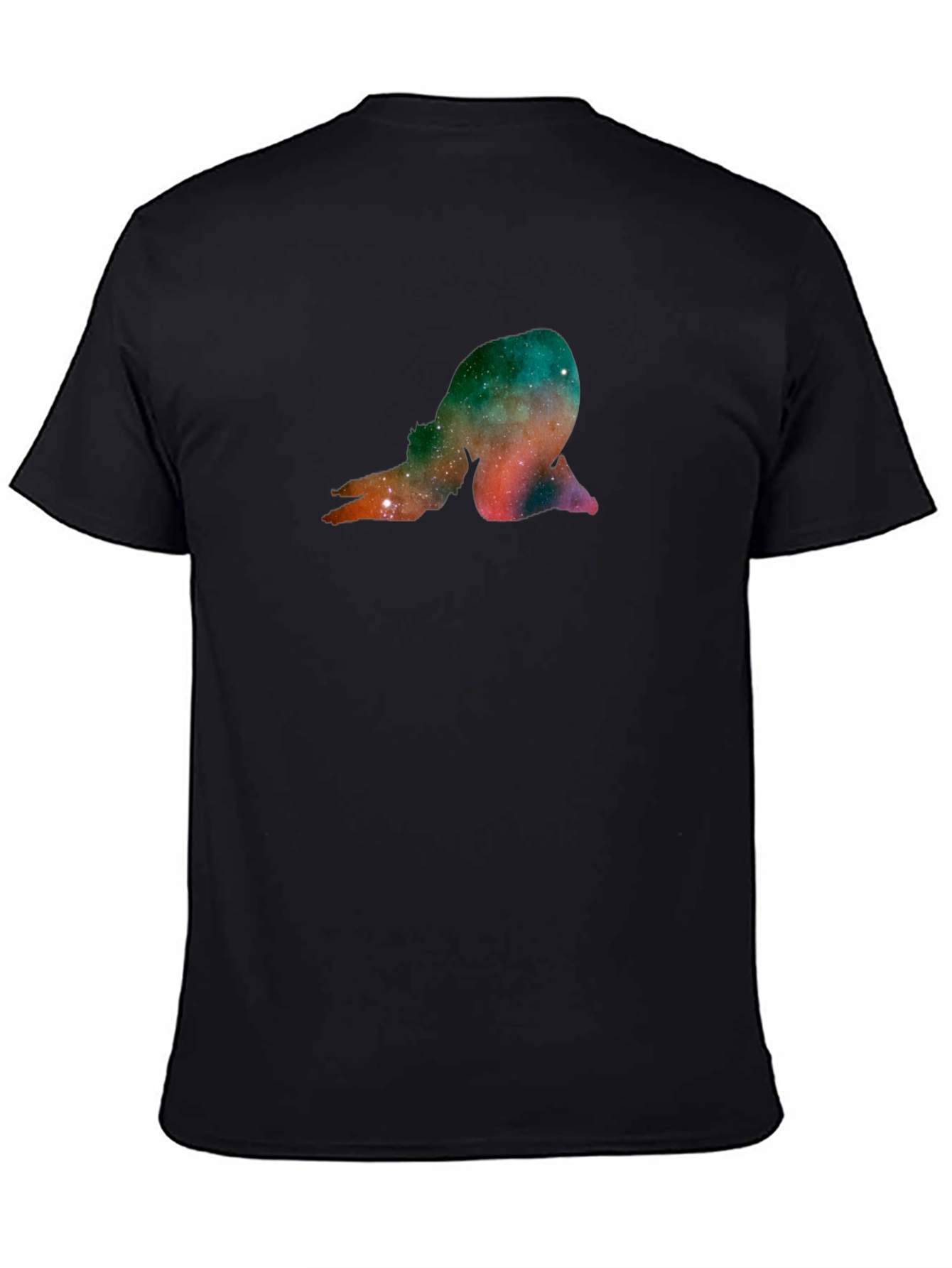 Cosmic Yogi Graphic Black T-Shirt