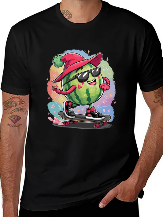 Skateboarding Watermelon Tee