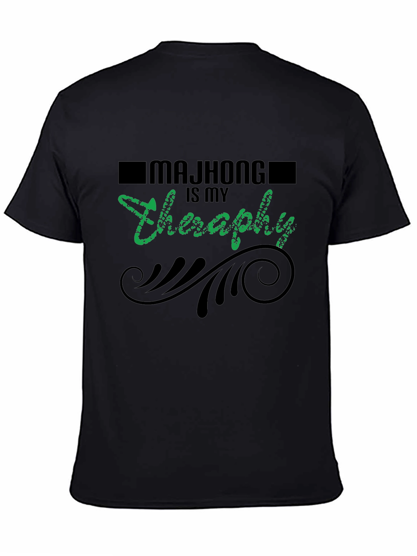 Mahjong Therapy Graphic T-Shirt - Unisex Relaxed Fit