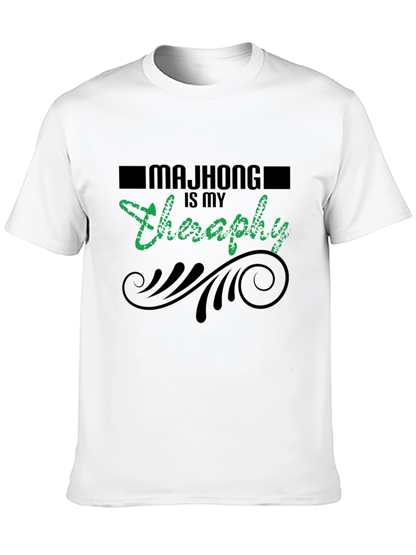 Mahjong Therapy Graphic T-Shirt - Unisex Relaxed Fit