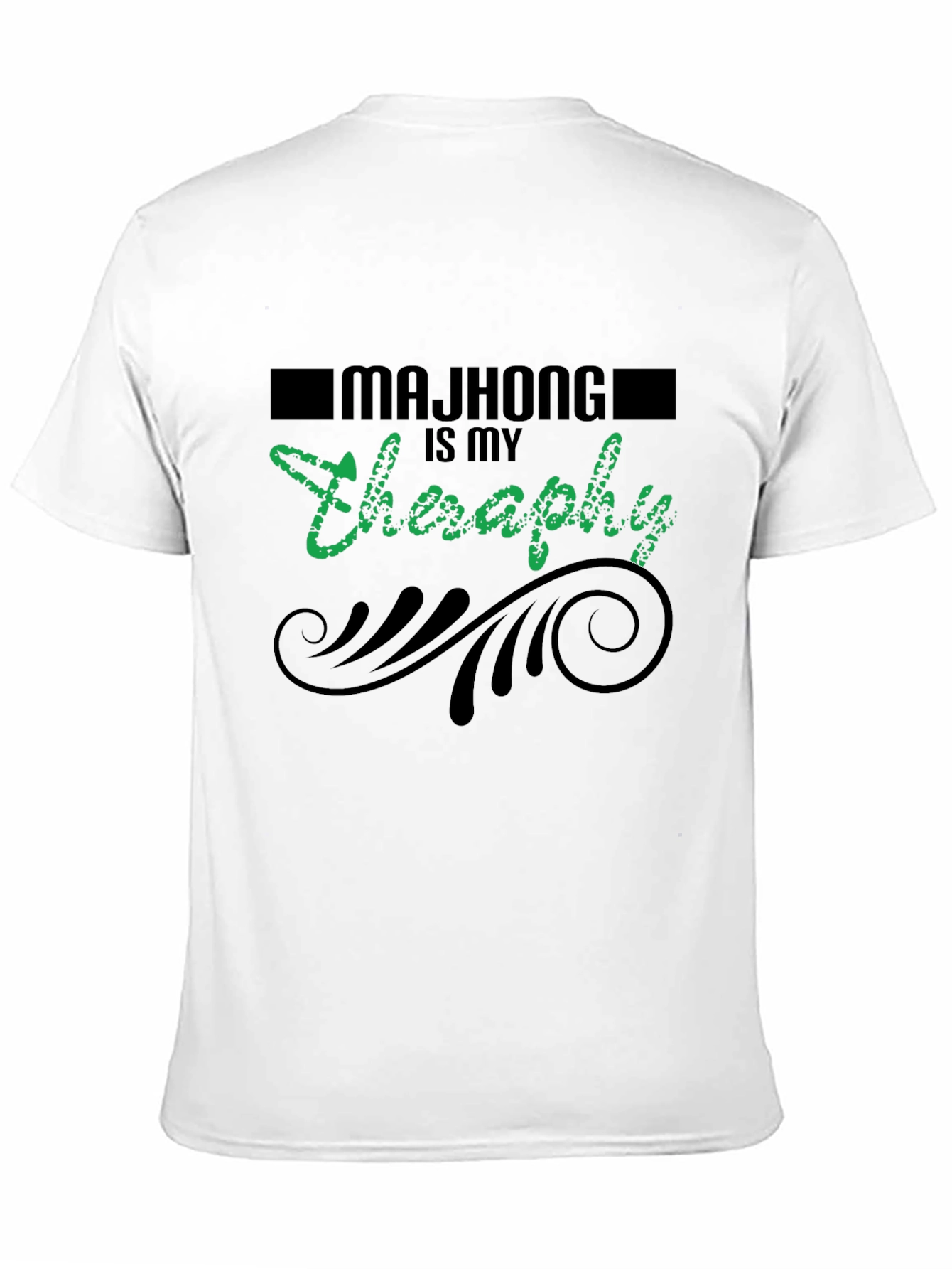 Mahjong Therapy Graphic T-Shirt - Unisex Relaxed Fit
