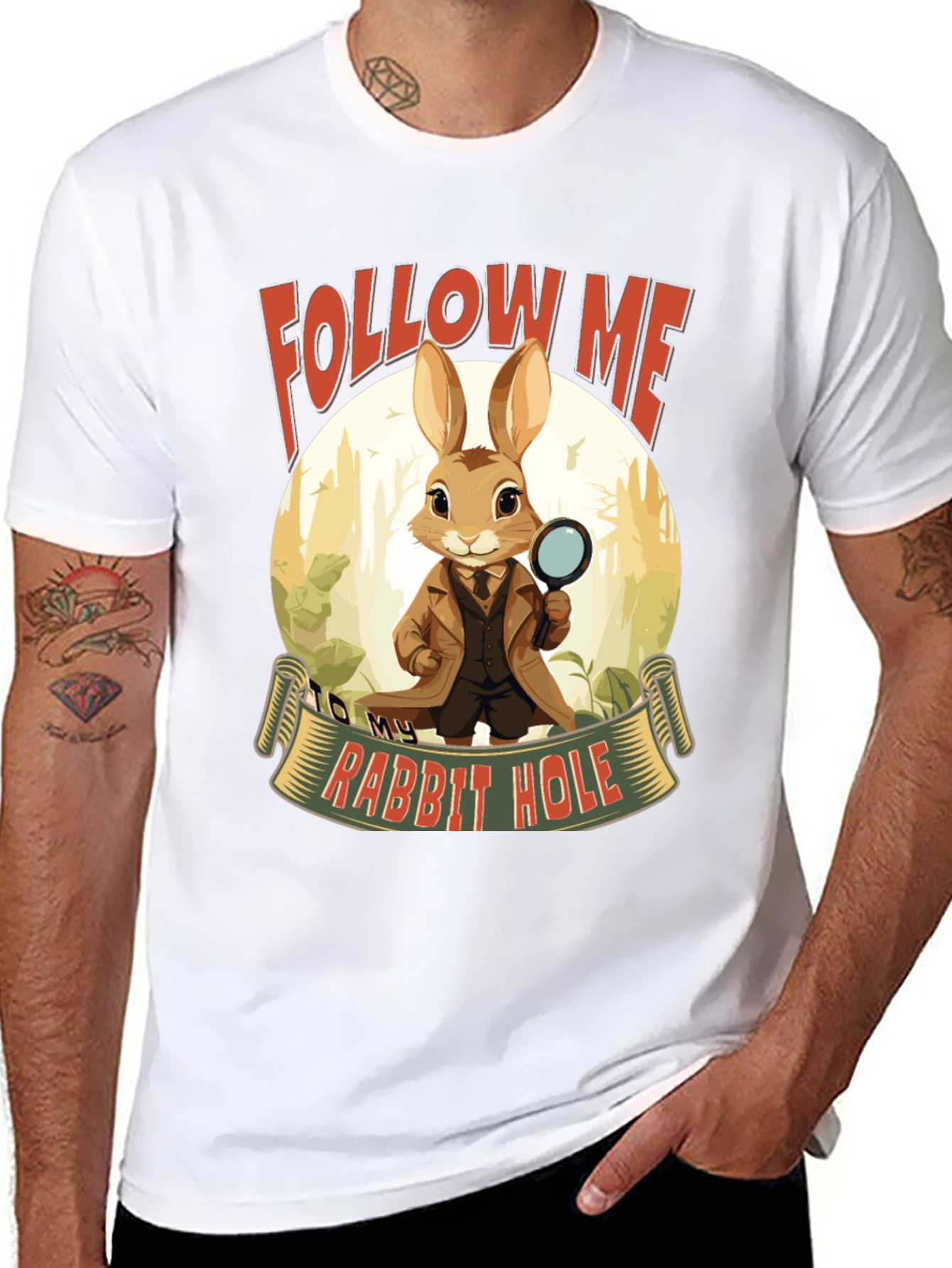 Follow Me Rabbit Hole T-Shirt