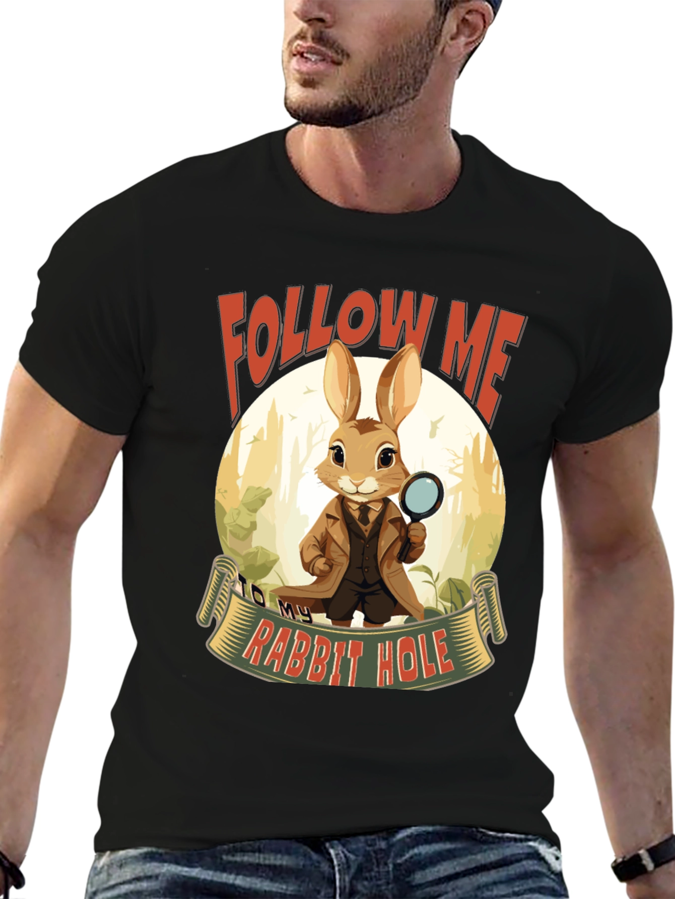 Follow Me Rabbit Hole T-Shirt