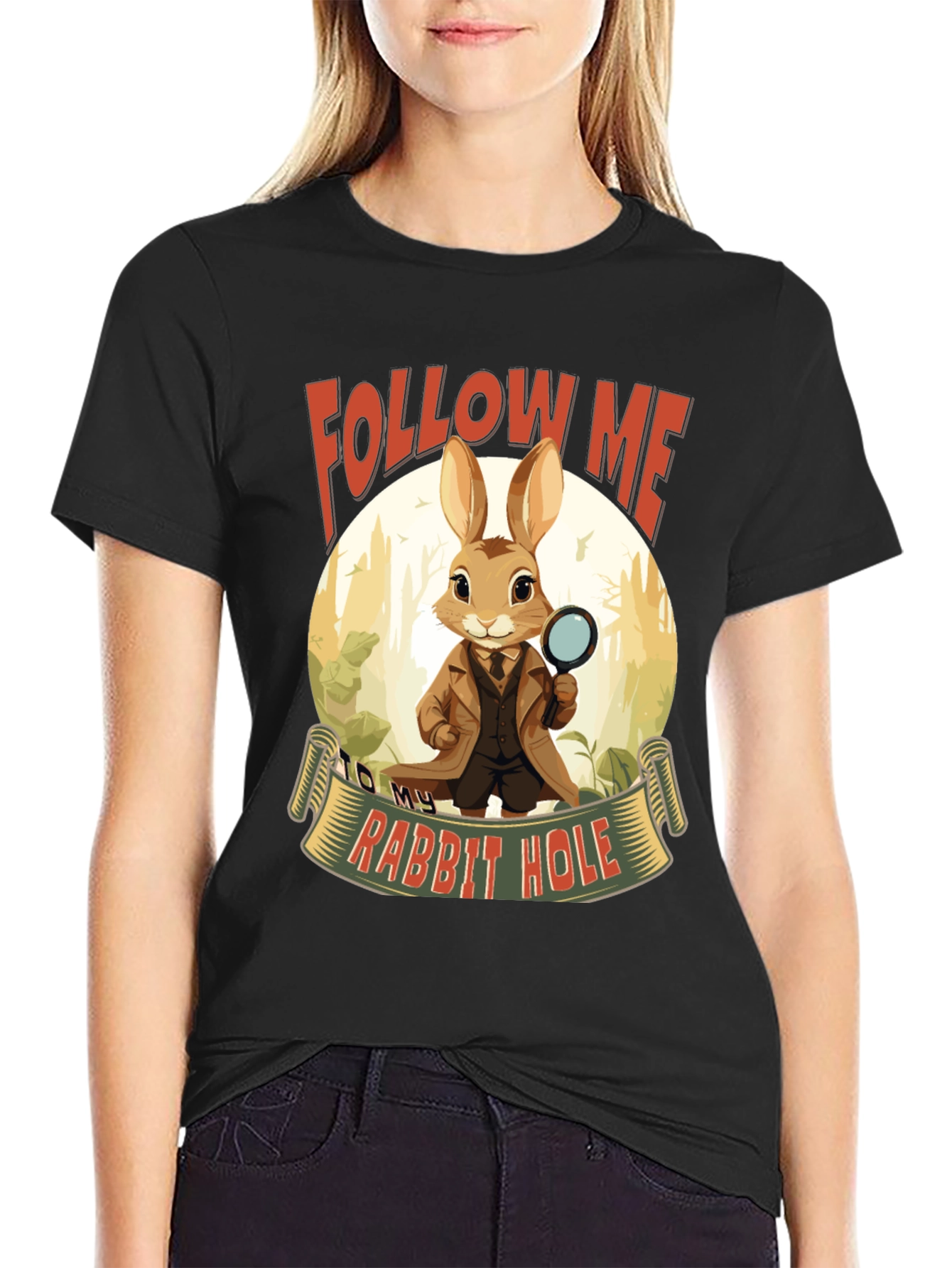Follow Me Rabbit Hole T-Shirt