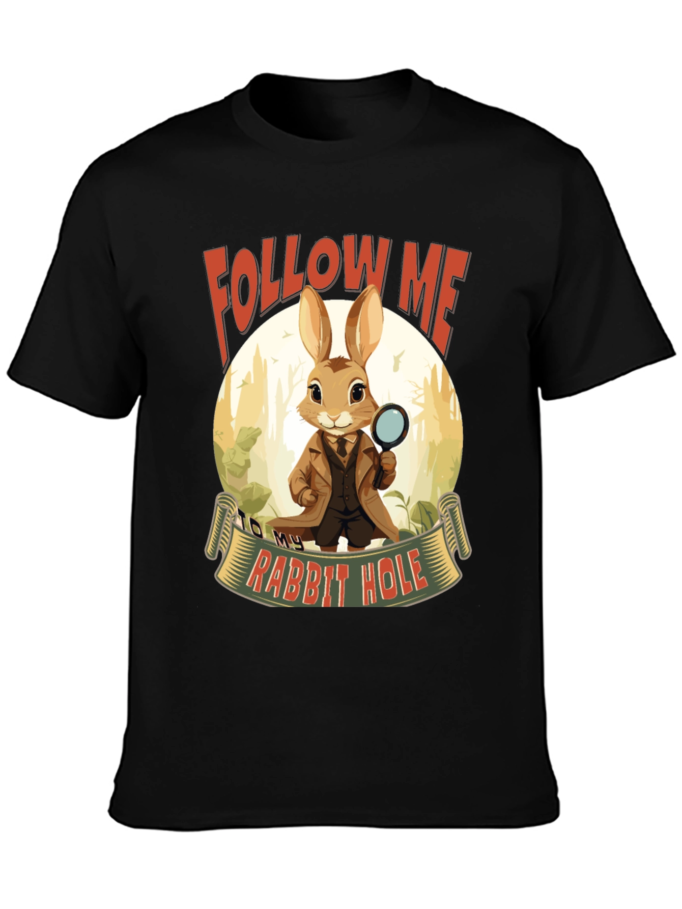 Follow Me Rabbit Hole T-Shirt