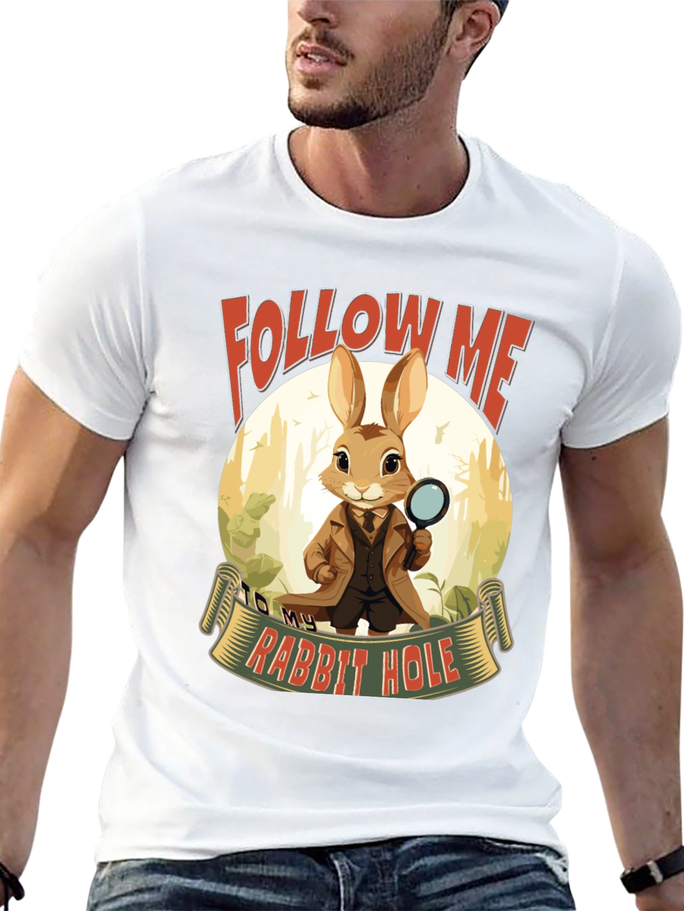 Follow Me Rabbit Hole T-Shirt