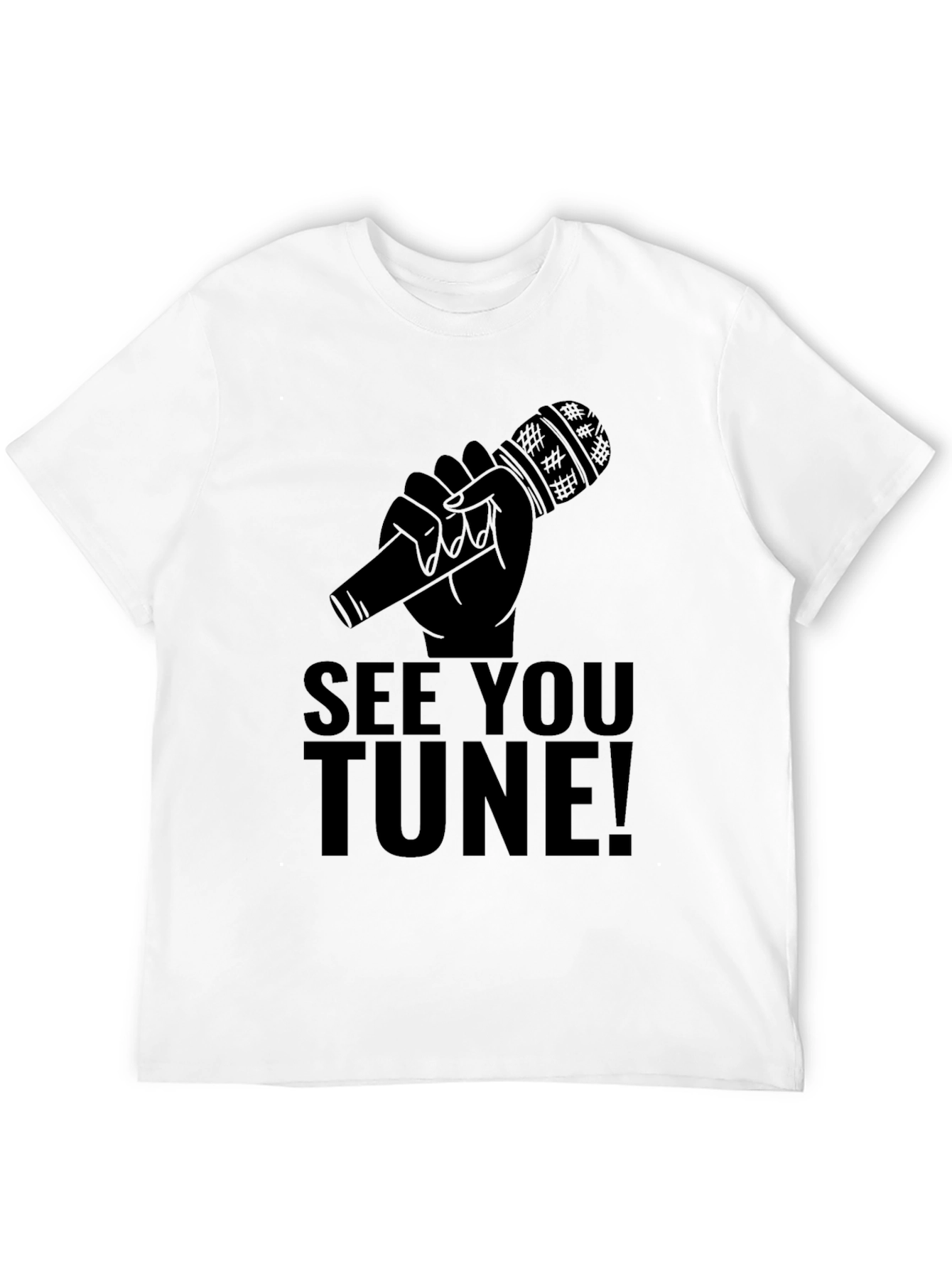 See You Tune! Black Graphic Tee