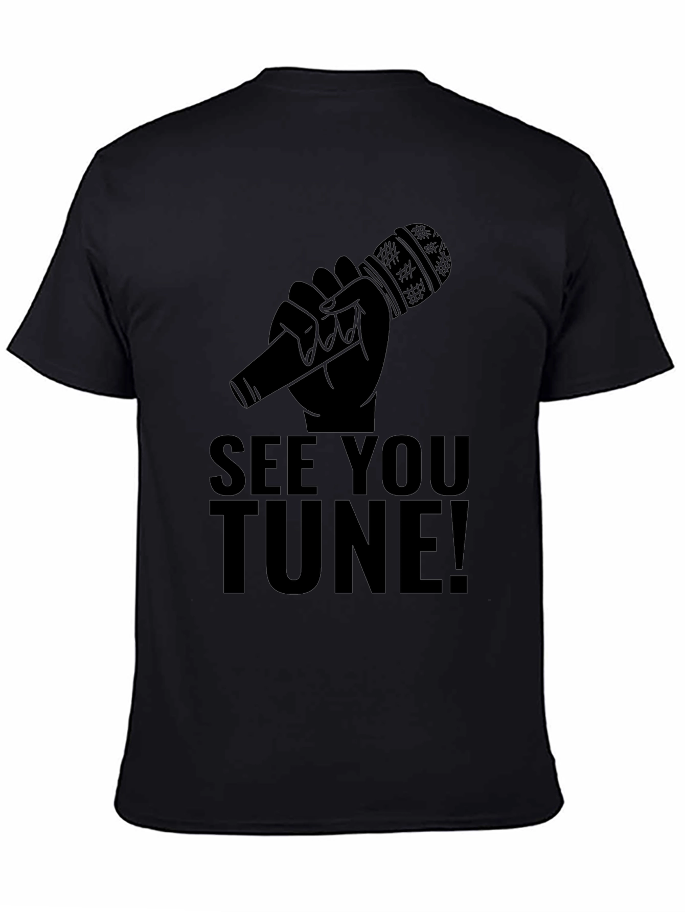 See You Tune! Black Graphic Tee