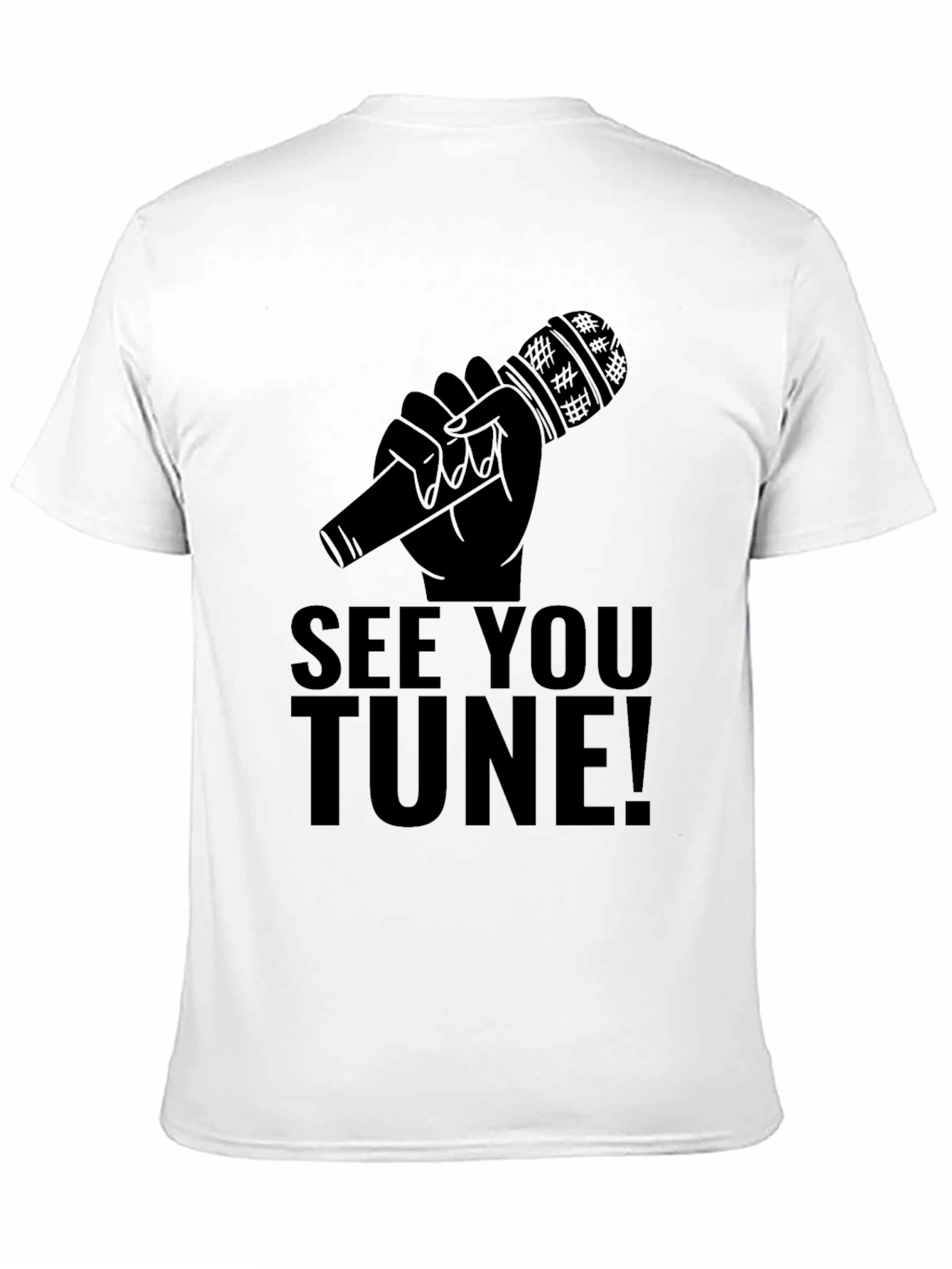 See You Tune! Black Graphic Tee